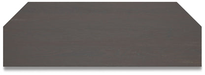 Dorrinson - Two-tone - Corner TV Stand/Fireplace OPT