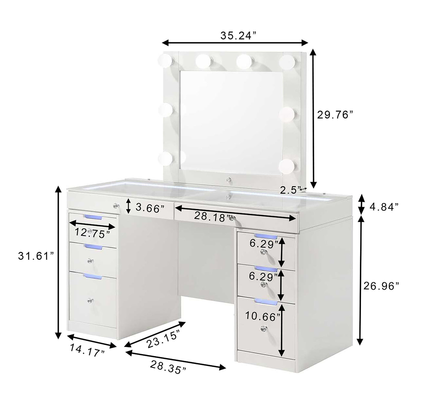 Luxo - Vanity Desk
