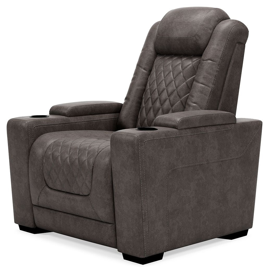 Hyllmont - Gris - Pwr Recliner/Reposacabezas ajustable