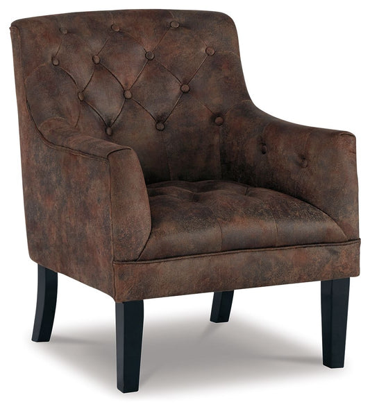 Drakelle - Accent Chair - Mahogany