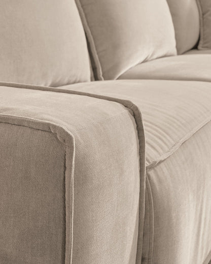 Carceri - 2-Piece Power Reclining Sectional Loveseat - Cashmere