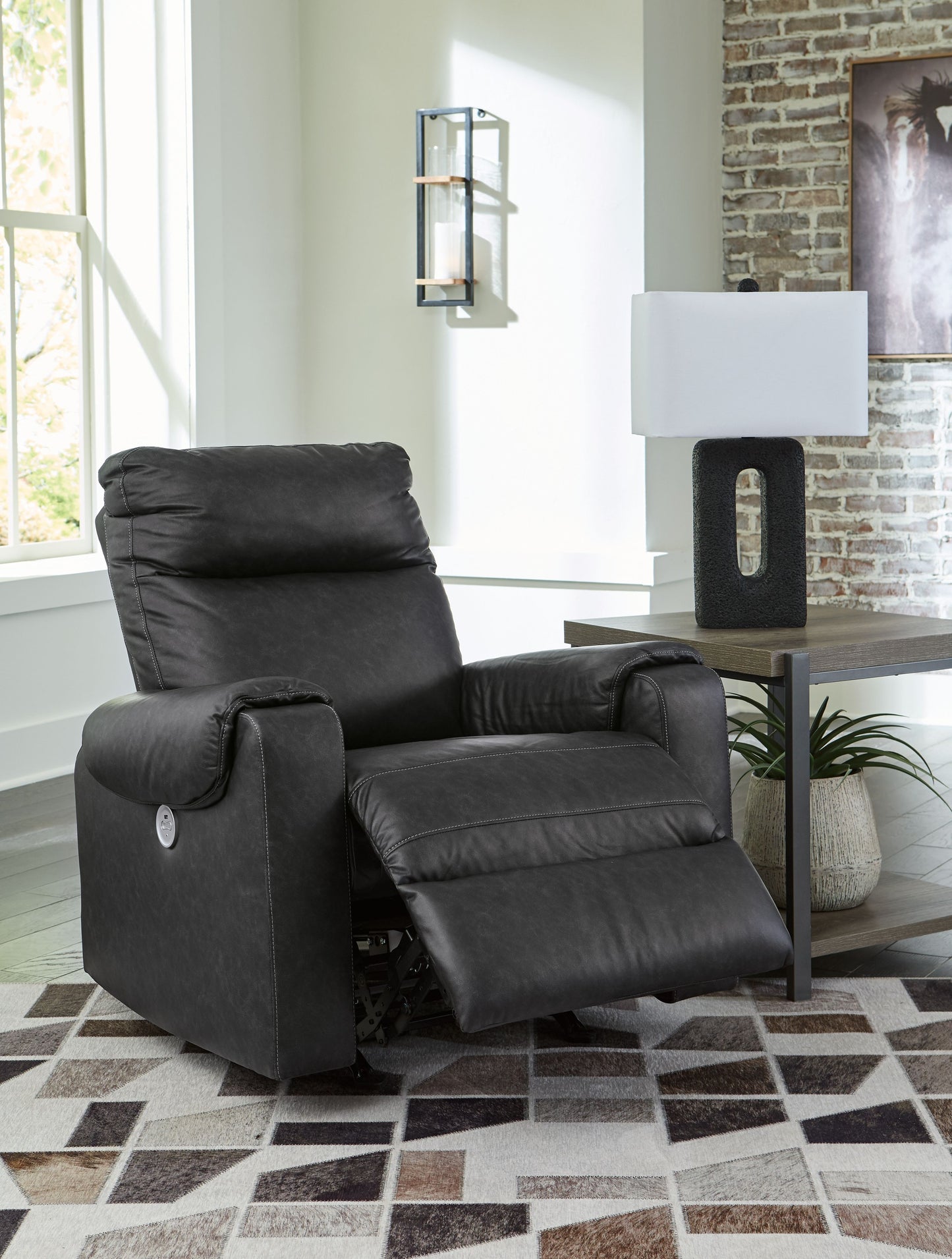 Axtellton - Carbono - Sillón reclinable Power Rocker