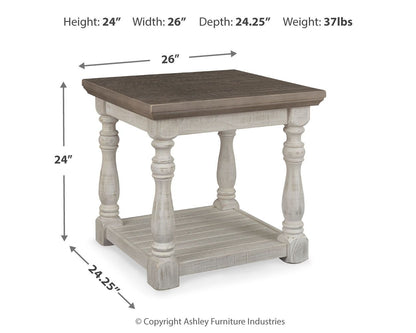 Havalance - Gris / Blanco - Mesa auxiliar rectangular