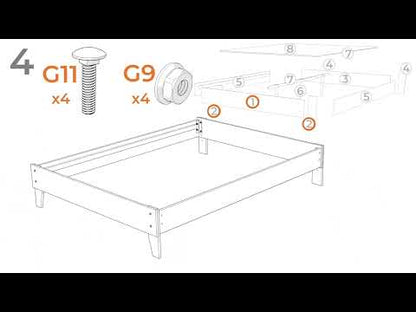 Calverson - Cama con plataforma