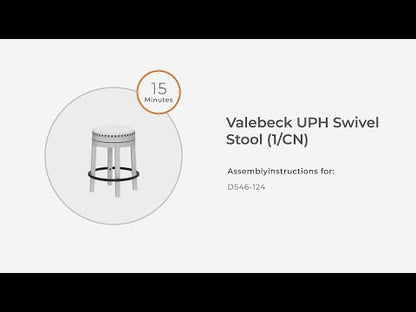 Valebeck - Taburete Giratorio Tapizado