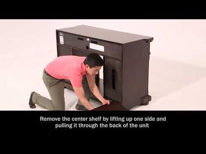 Willowton - Centro de entretenimiento con opción de chimenea